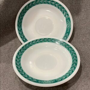 Corning Decor Dinnerware 2 Saucers